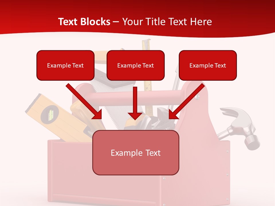 Screwdriver Toolbox Tape PowerPoint Template
