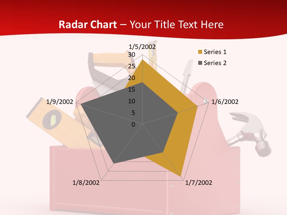 Screwdriver Toolbox Tape PowerPoint Template