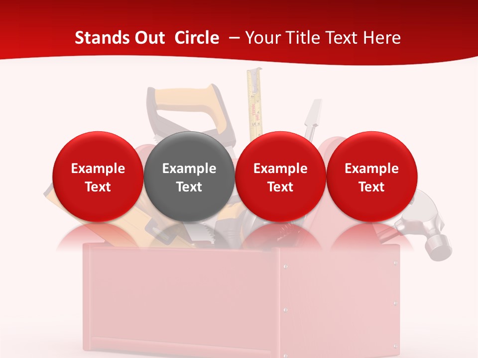 Screwdriver Toolbox Tape PowerPoint Template