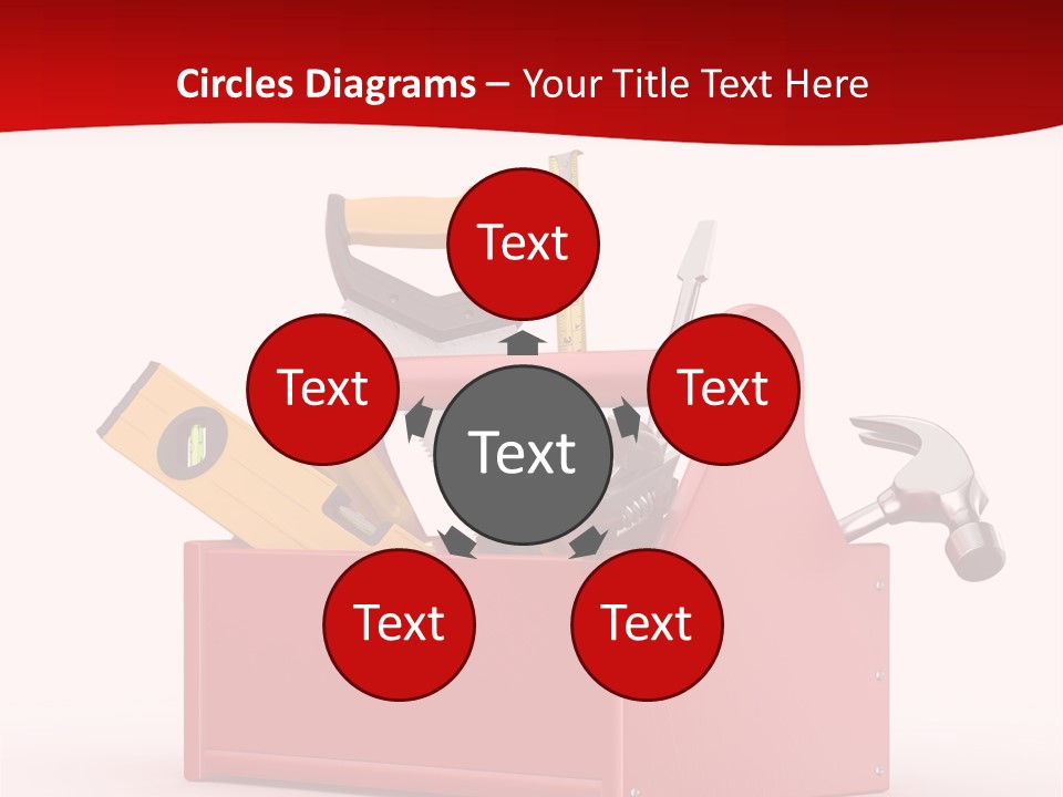 Screwdriver Toolbox Tape PowerPoint Template