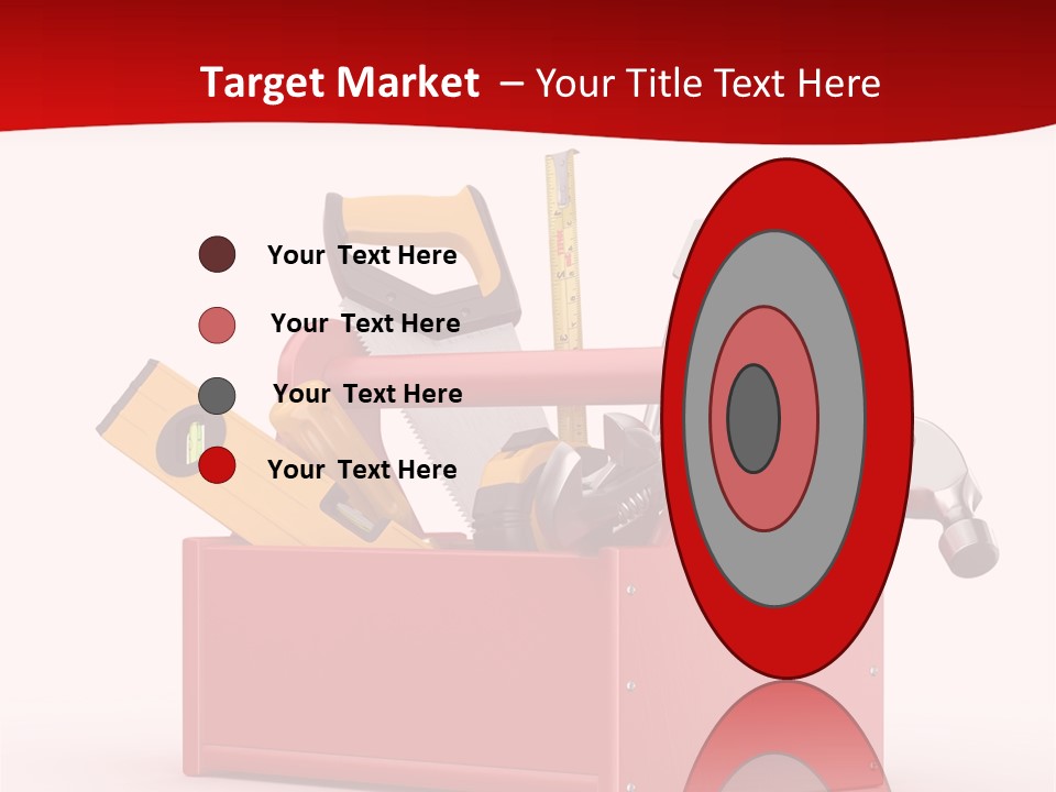 Screwdriver Toolbox Tape PowerPoint Template