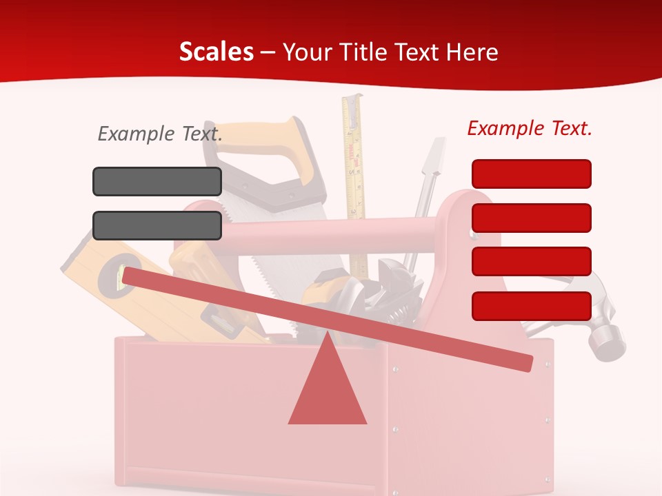 Screwdriver Toolbox Tape PowerPoint Template