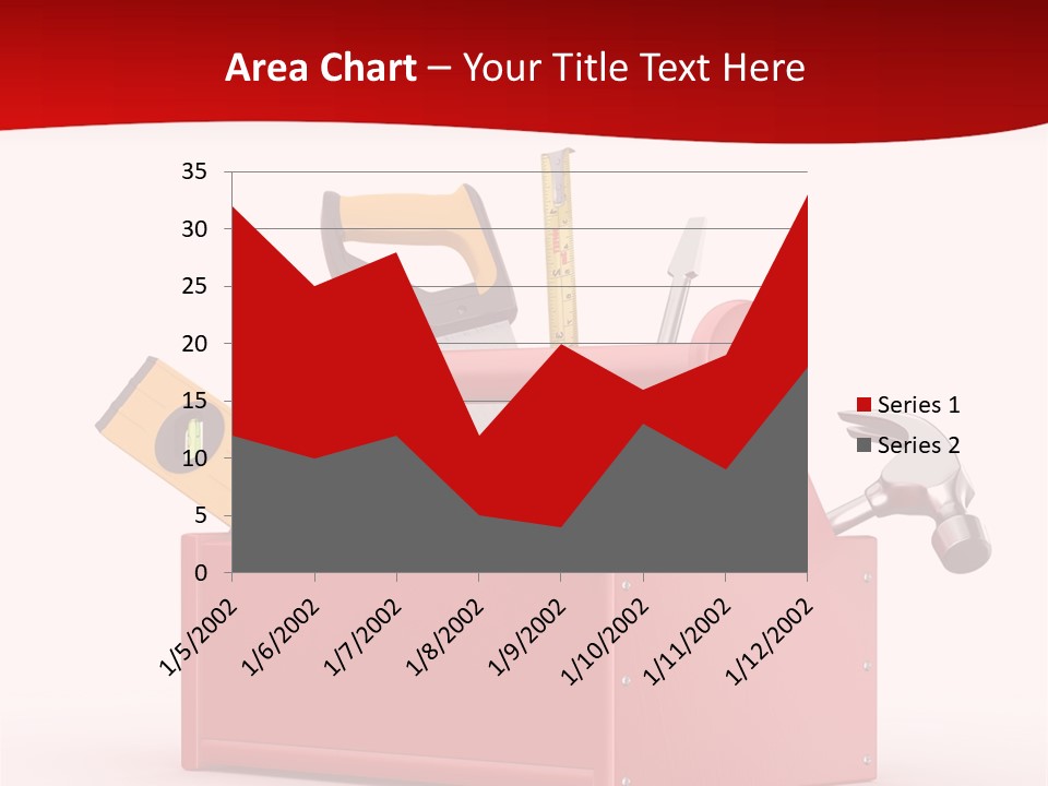 Screwdriver Toolbox Tape PowerPoint Template