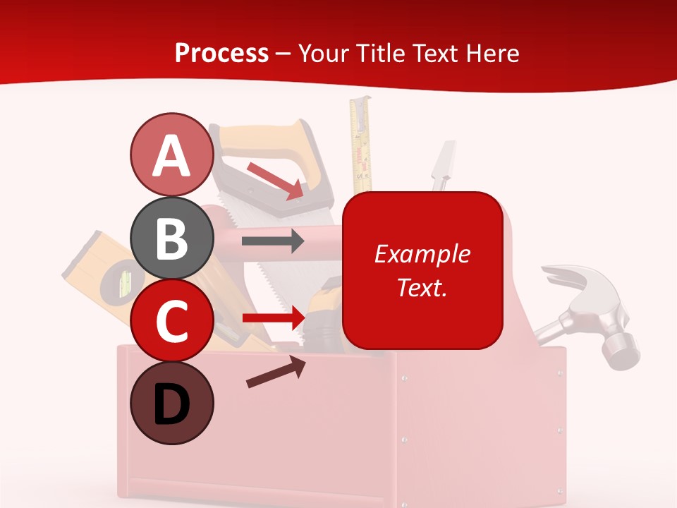 Screwdriver Toolbox Tape PowerPoint Template