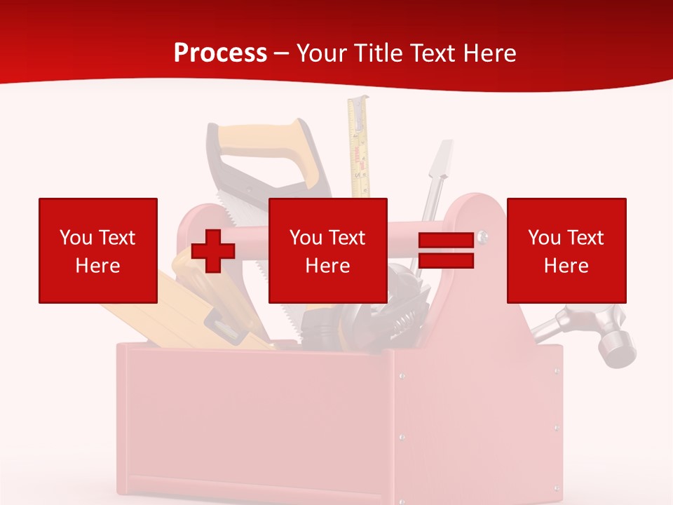 Screwdriver Toolbox Tape PowerPoint Template