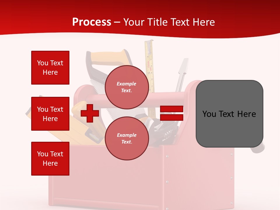 Screwdriver Toolbox Tape PowerPoint Template