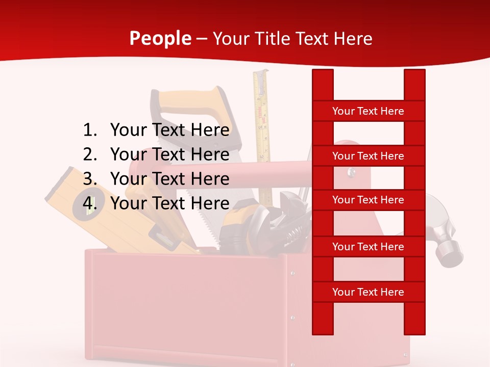 Screwdriver Toolbox Tape PowerPoint Template