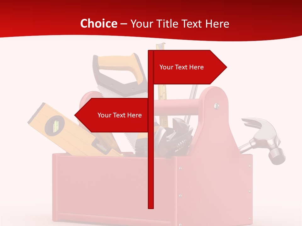 Screwdriver Toolbox Tape PowerPoint Template