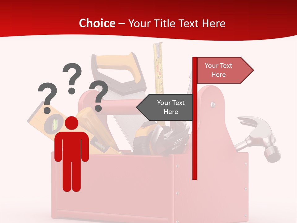 Screwdriver Toolbox Tape PowerPoint Template