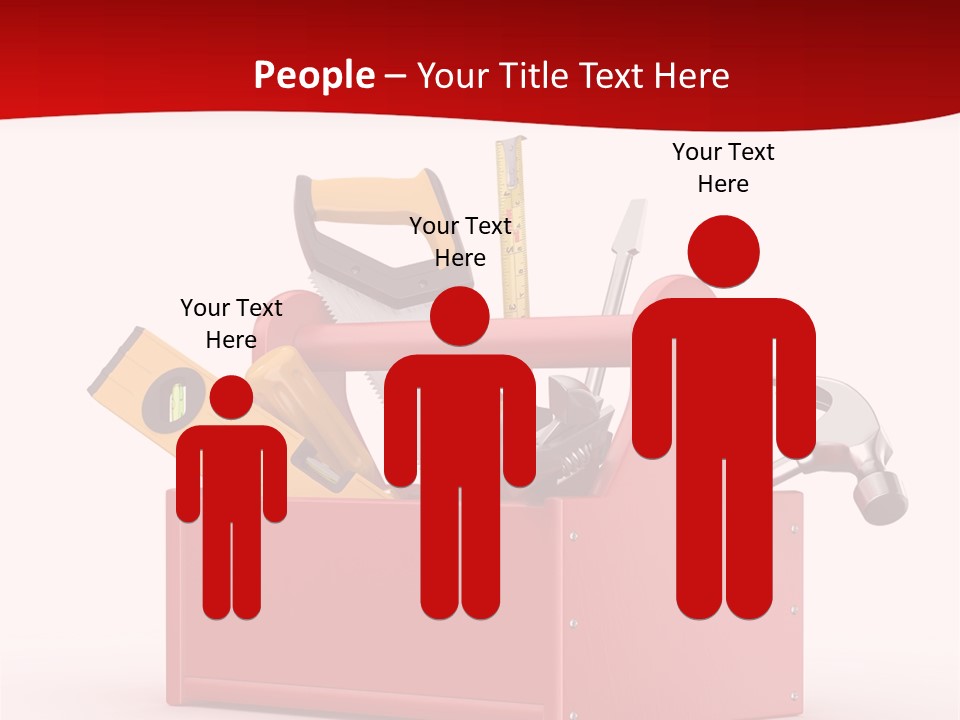 Screwdriver Toolbox Tape PowerPoint Template