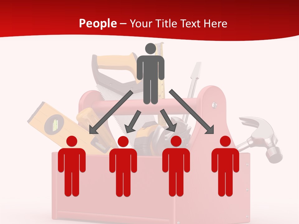 Screwdriver Toolbox Tape PowerPoint Template