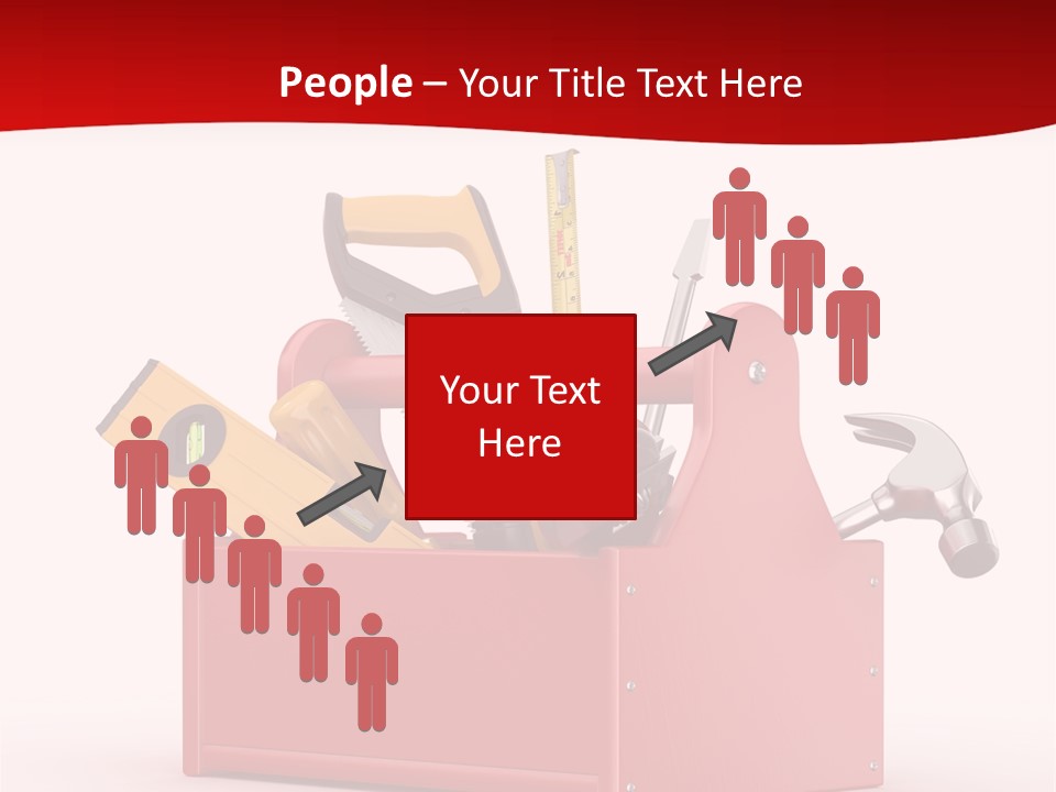 Screwdriver Toolbox Tape PowerPoint Template