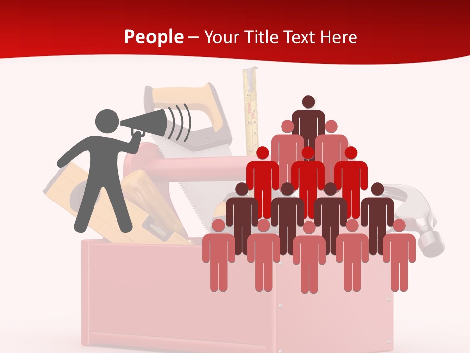 Screwdriver Toolbox Tape PowerPoint Template