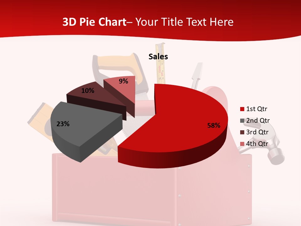 Screwdriver Toolbox Tape PowerPoint Template