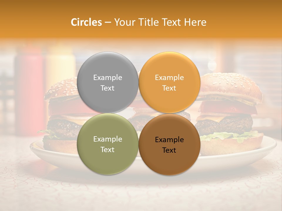 Foreground Meat Dinner PowerPoint Template