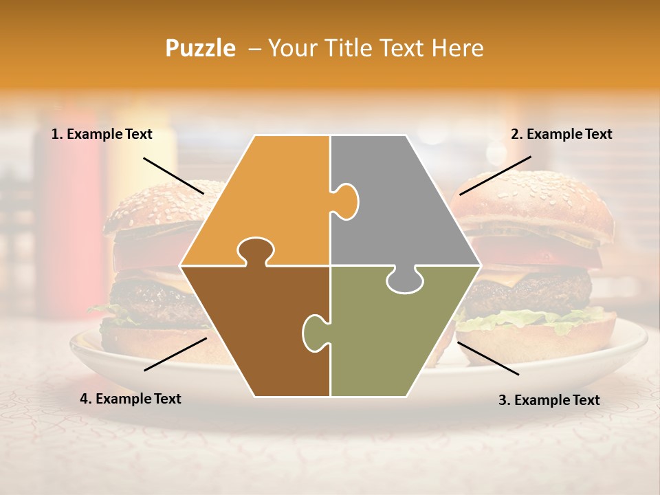 Foreground Meat Dinner PowerPoint Template