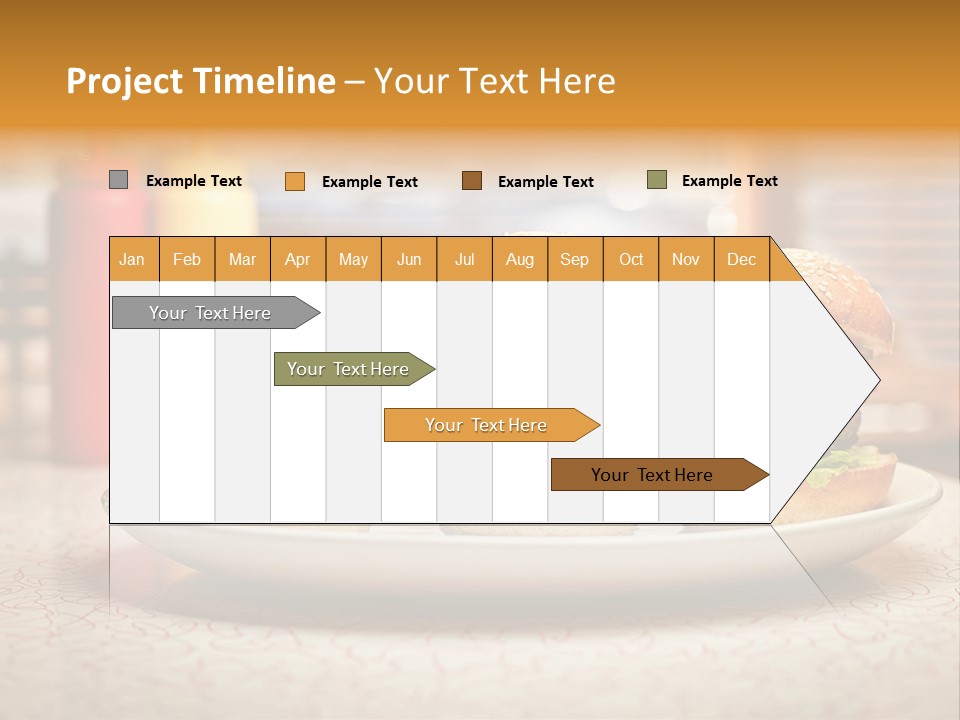 Foreground Meat Dinner PowerPoint Template