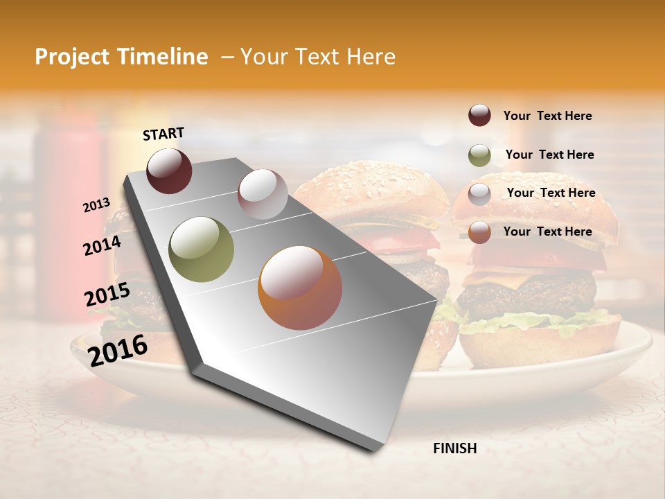 Foreground Meat Dinner PowerPoint Template