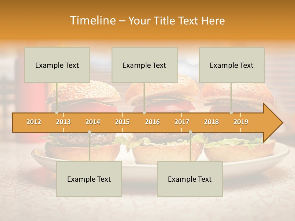 Foreground Meat Dinner PowerPoint Template