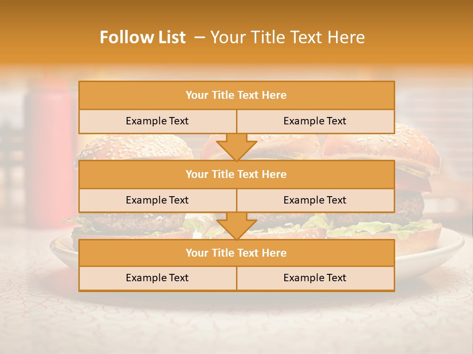 Foreground Meat Dinner PowerPoint Template