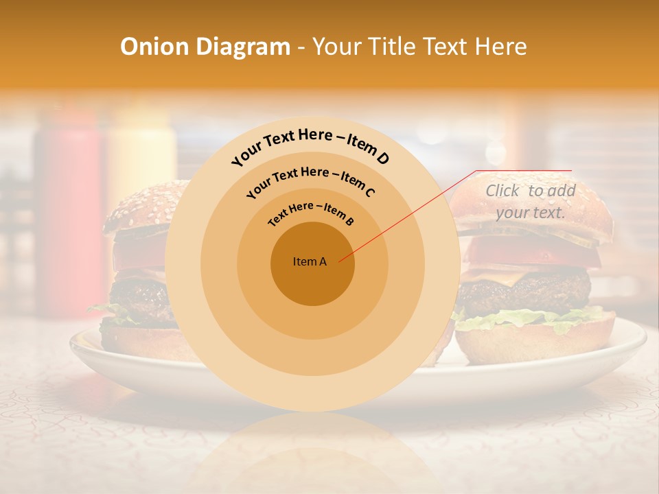 Foreground Meat Dinner PowerPoint Template