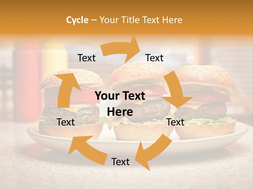 Foreground Meat Dinner PowerPoint Template