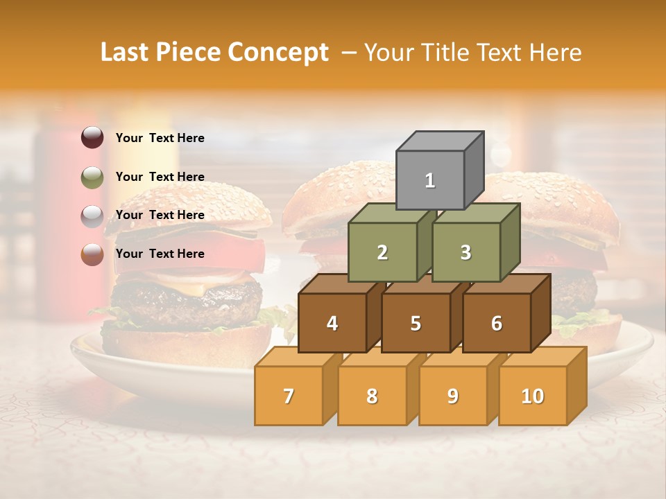 Foreground Meat Dinner PowerPoint Template