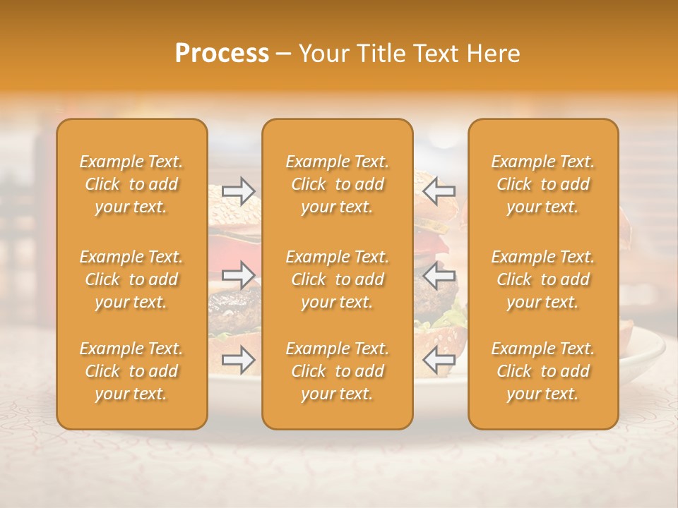 Foreground Meat Dinner PowerPoint Template