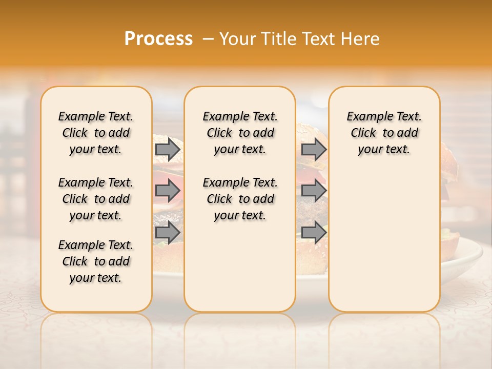 Foreground Meat Dinner PowerPoint Template