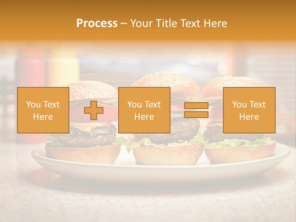 Foreground Meat Dinner PowerPoint Template