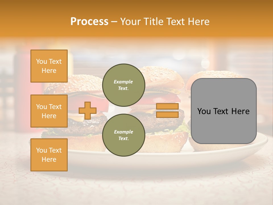 Foreground Meat Dinner PowerPoint Template