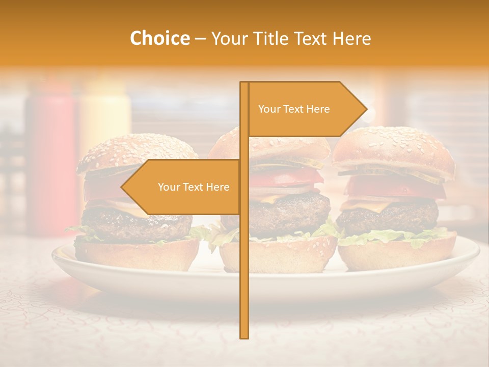 Foreground Meat Dinner PowerPoint Template