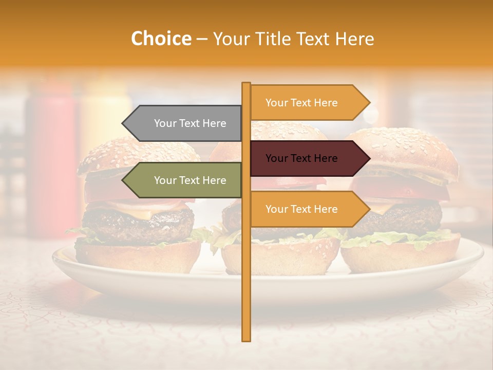 Foreground Meat Dinner PowerPoint Template