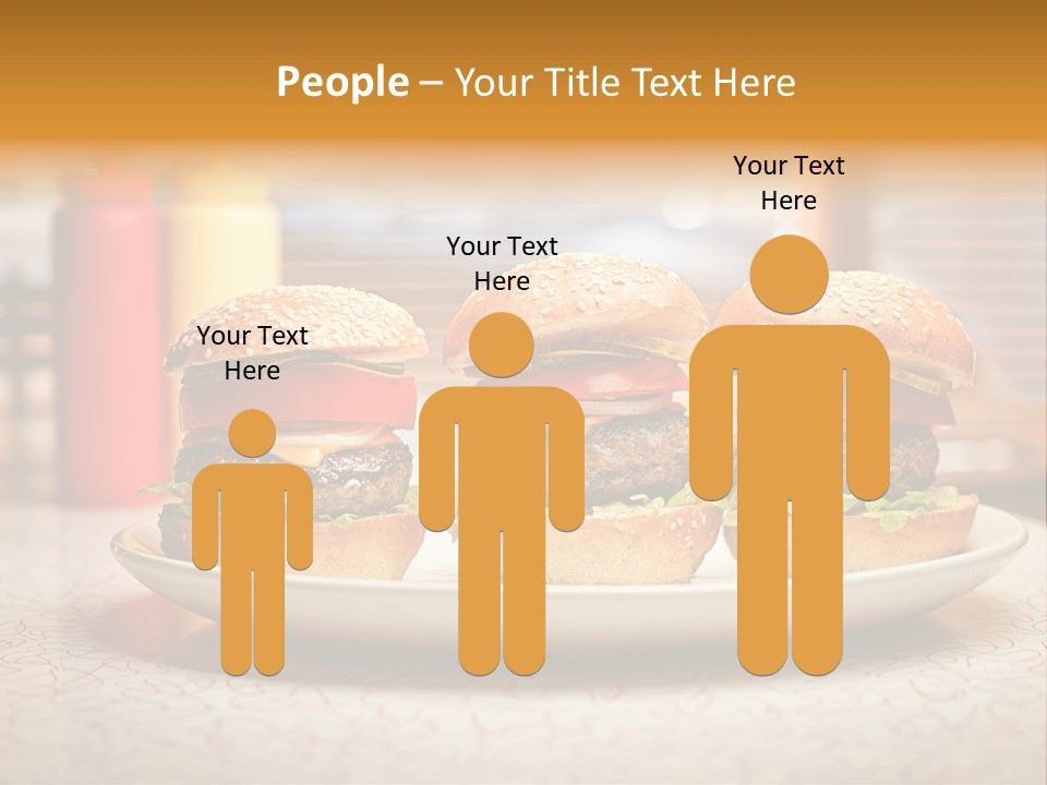 Foreground Meat Dinner PowerPoint Template