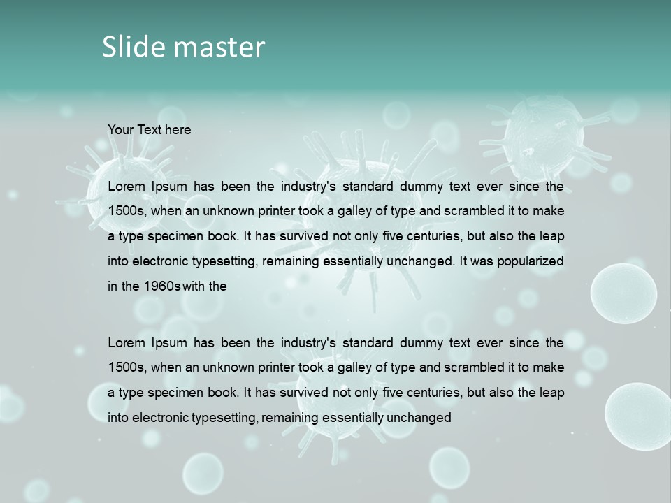 Health Science Sick PowerPoint Template