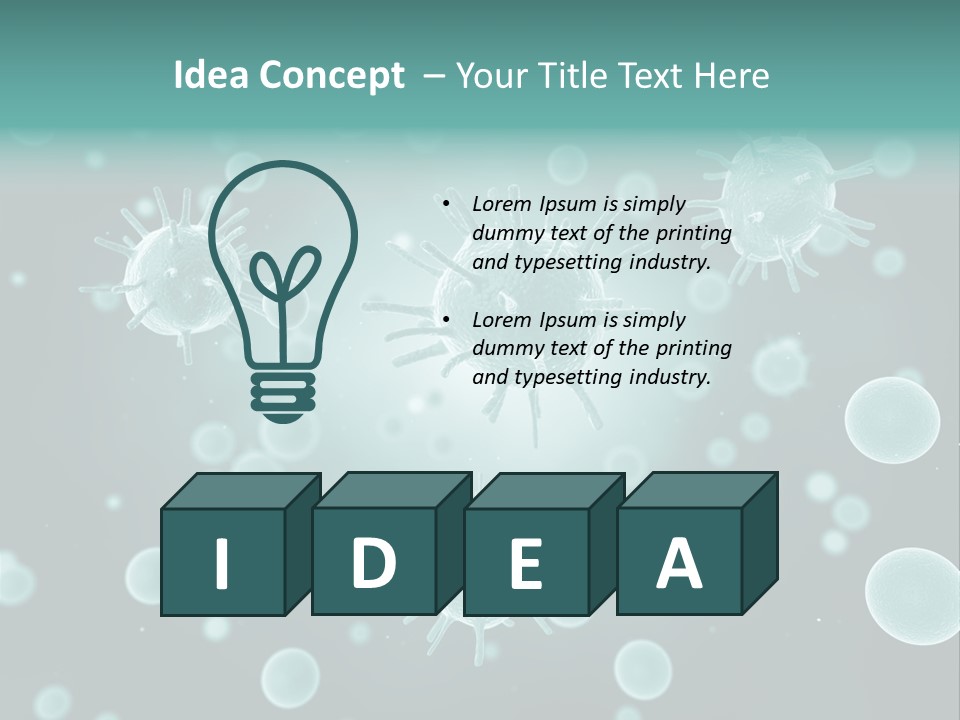 Health Science Sick PowerPoint Template