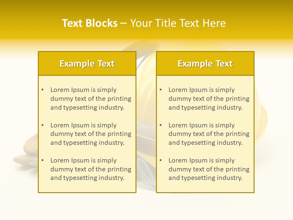 Personal Builder Engineer PowerPoint Template