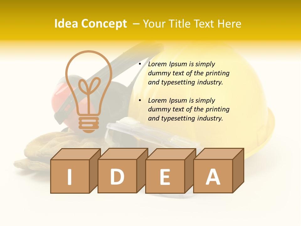Personal Builder Engineer PowerPoint Template