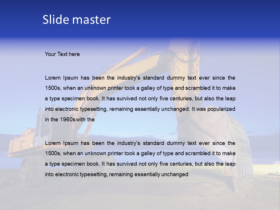 Ground Scraper Earth PowerPoint Template