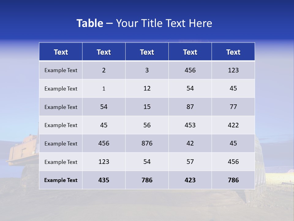 Ground Scraper Earth PowerPoint Template