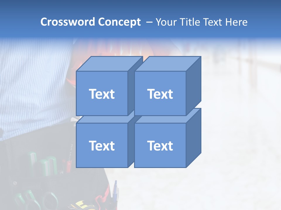 Claw Tool Orange PowerPoint Template