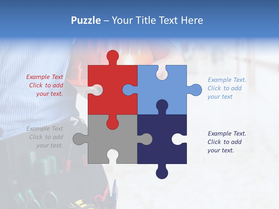 Claw Tool Orange PowerPoint Template