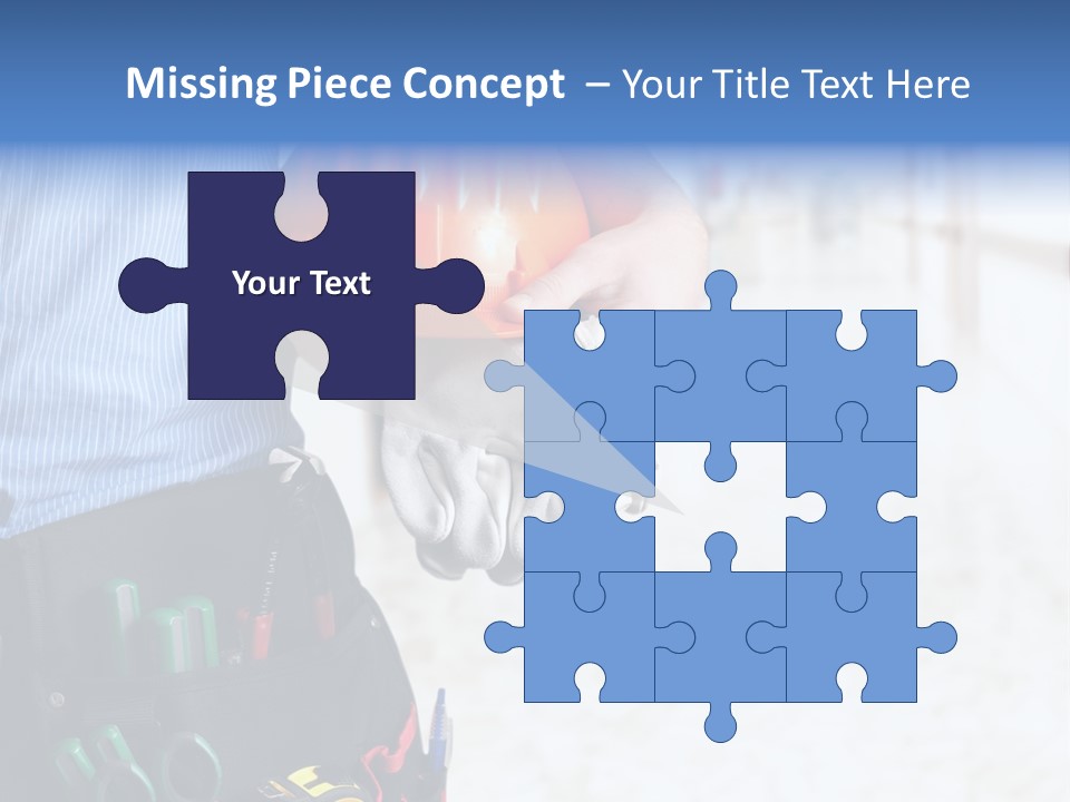 Claw Tool Orange PowerPoint Template