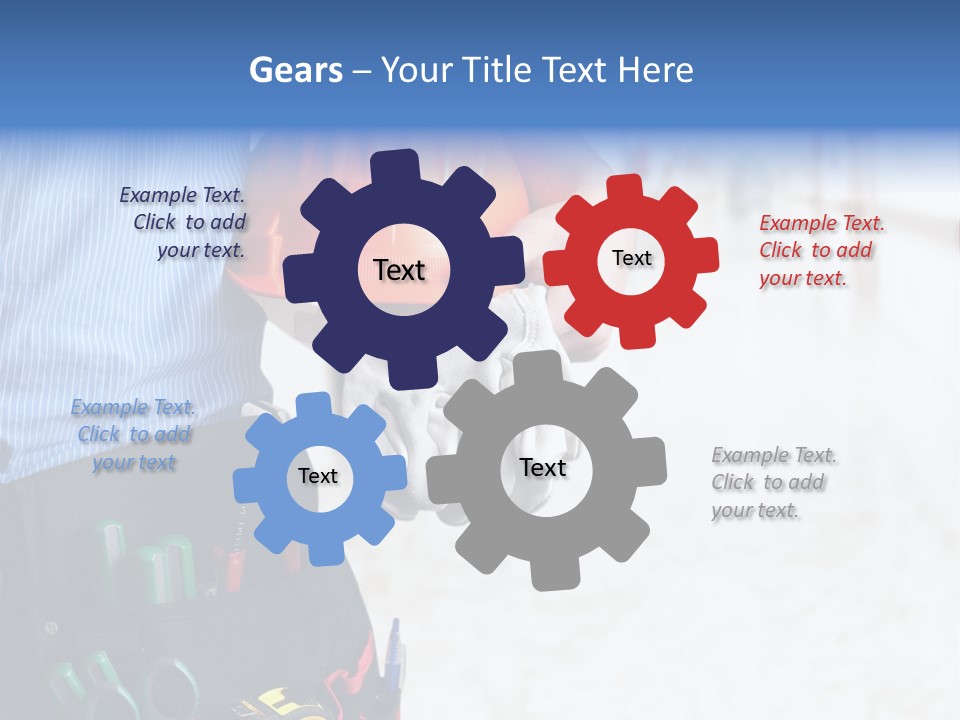 Claw Tool Orange PowerPoint Template