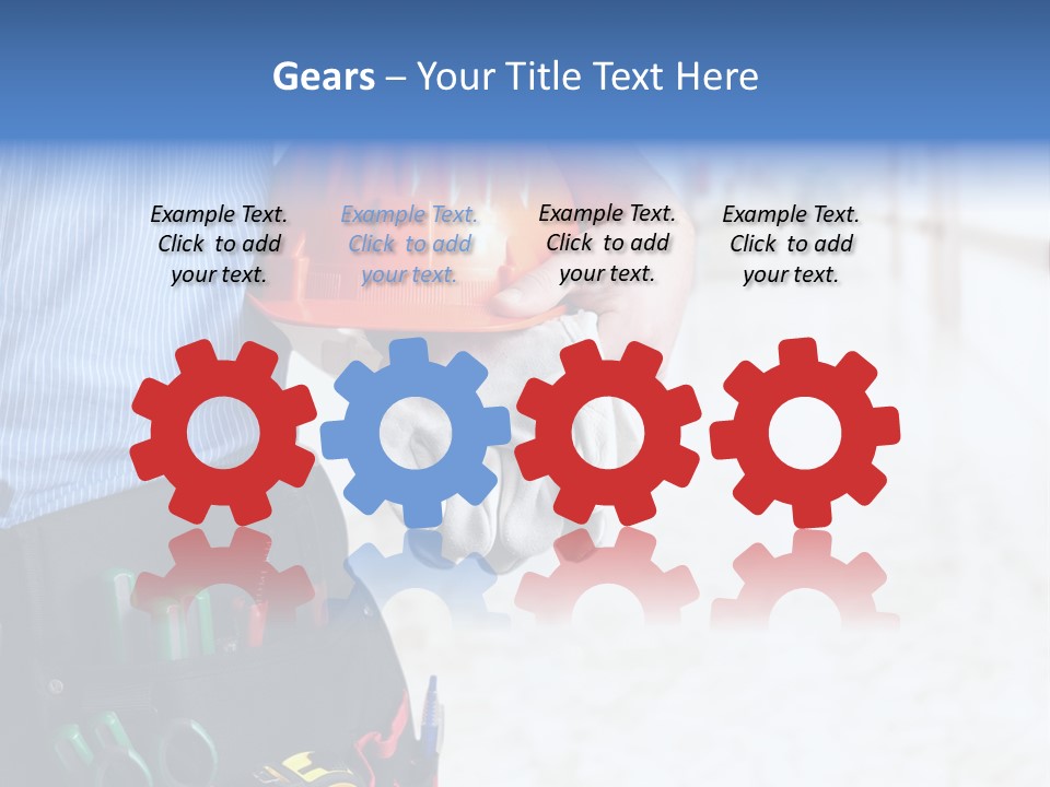 Claw Tool Orange PowerPoint Template