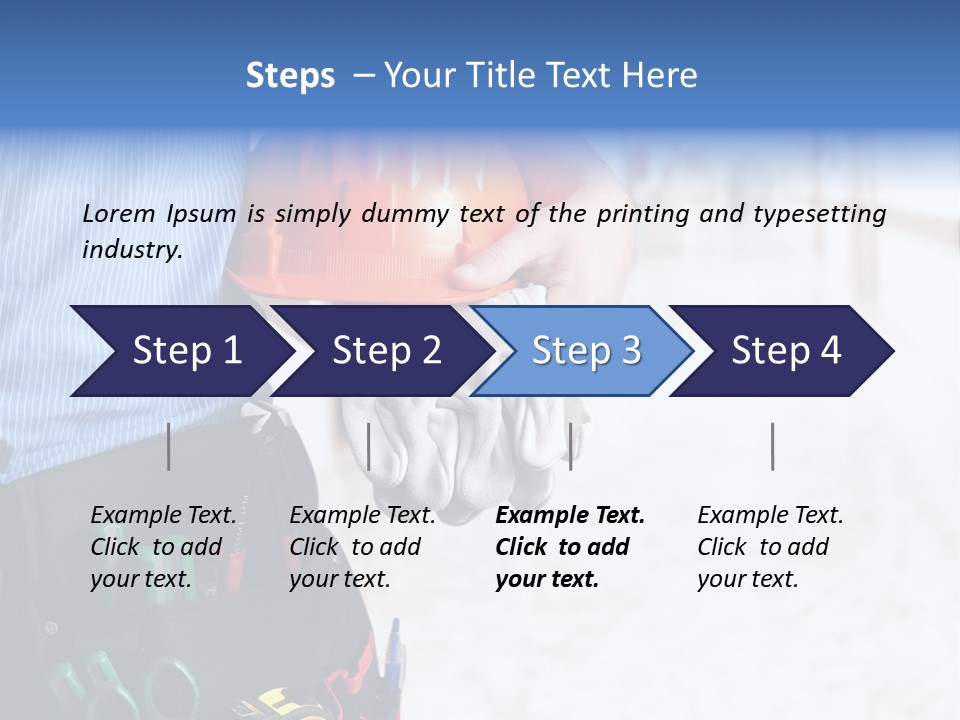 Claw Tool Orange PowerPoint Template