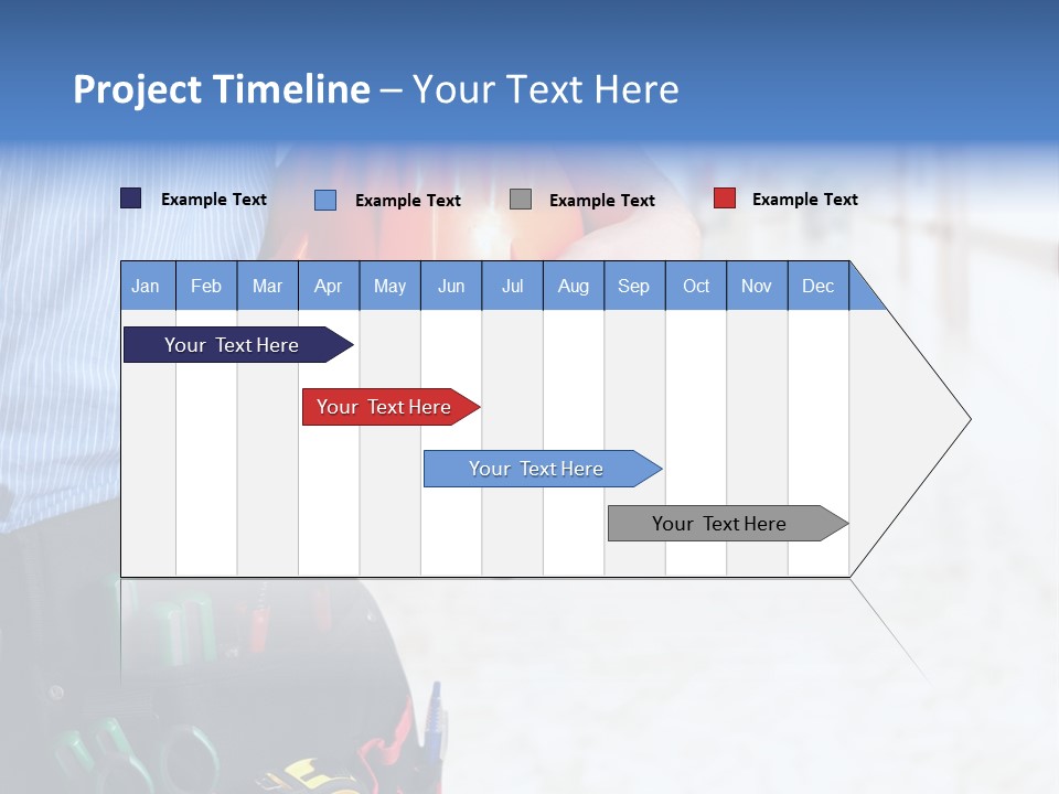 Claw Tool Orange PowerPoint Template