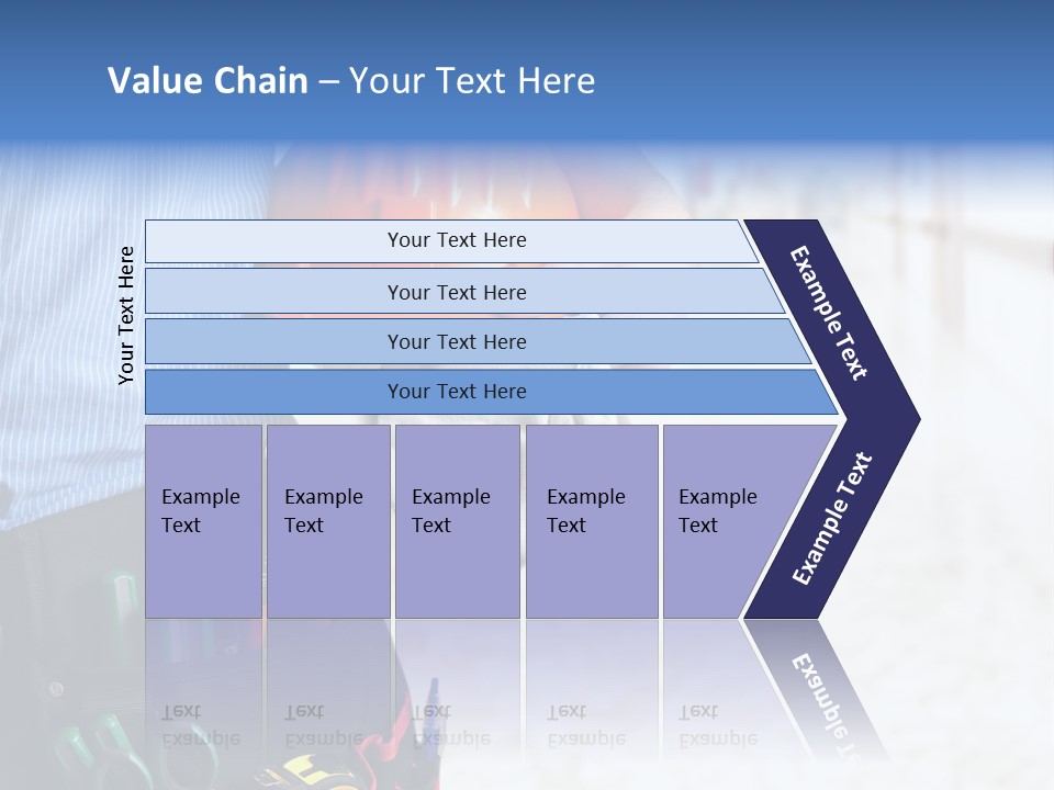 Claw Tool Orange PowerPoint Template
