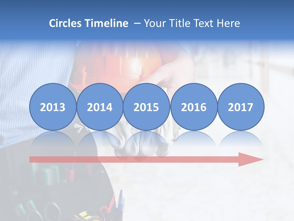 Claw Tool Orange PowerPoint Template