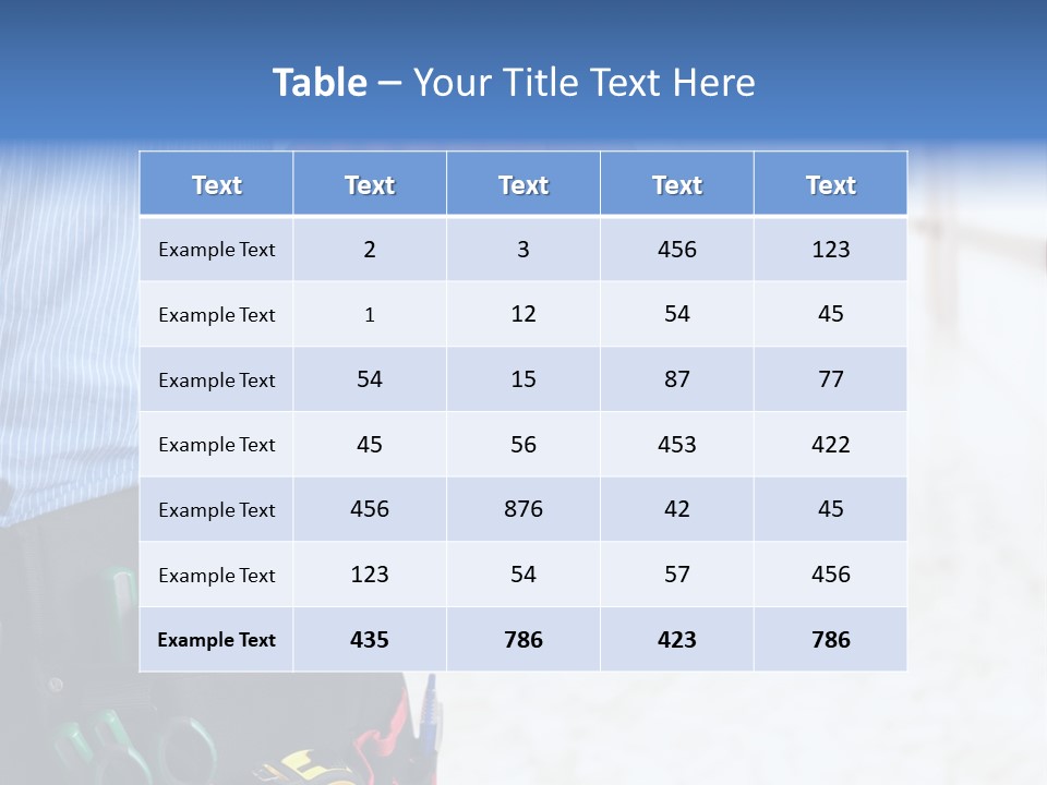 Claw Tool Orange PowerPoint Template